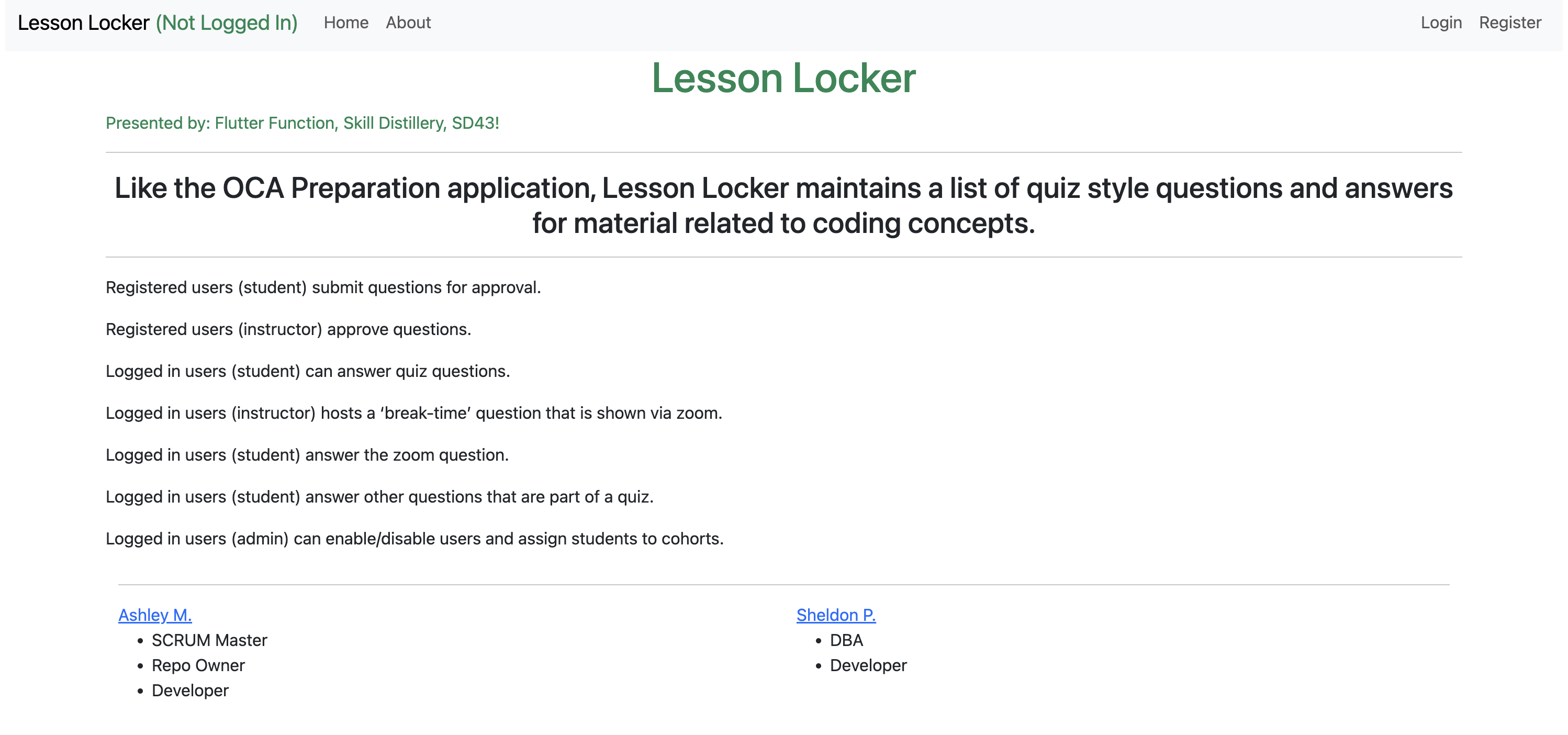 Lesson Locker